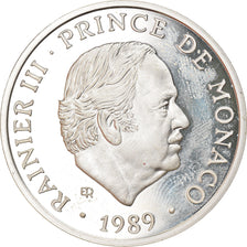 Monaco, Médaille, 40 ème Anniversaire de Rainier III, 1989, FDC, Argent