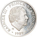 Monaco, Medaille, 40 ème Anniversaire de Rainier III, 1989, FDC, Zilver