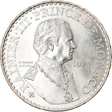 Moneta, Monaco, Rainier III, 50 Francs, 1974, SPL, Argento, KM:152.1