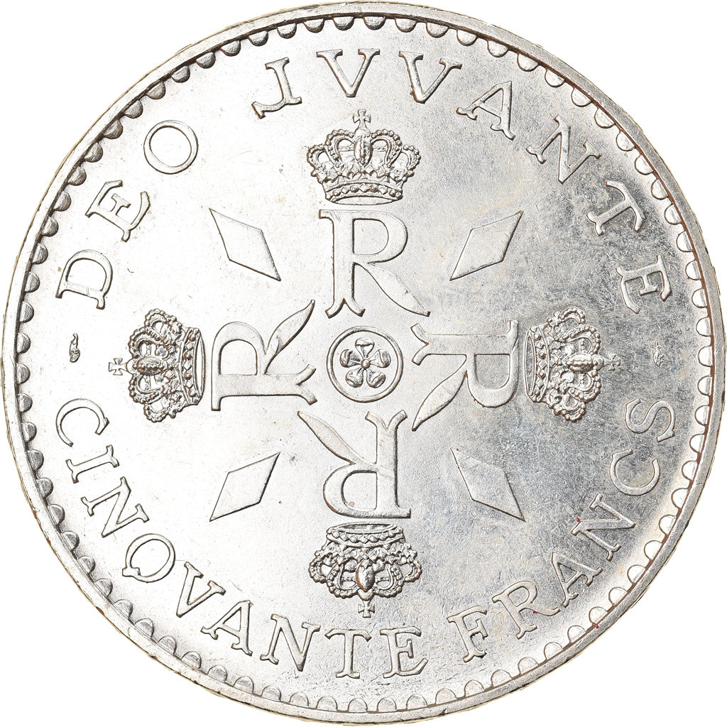 Moneta, Monaco, Rainier III, 50 Francs, 1974, SPL, Argento, KM:152.1