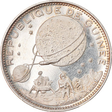 Coin, Guinea, Moon Landing, 250 Francs, 1969, Proof, MS(63), Silver, KM:12