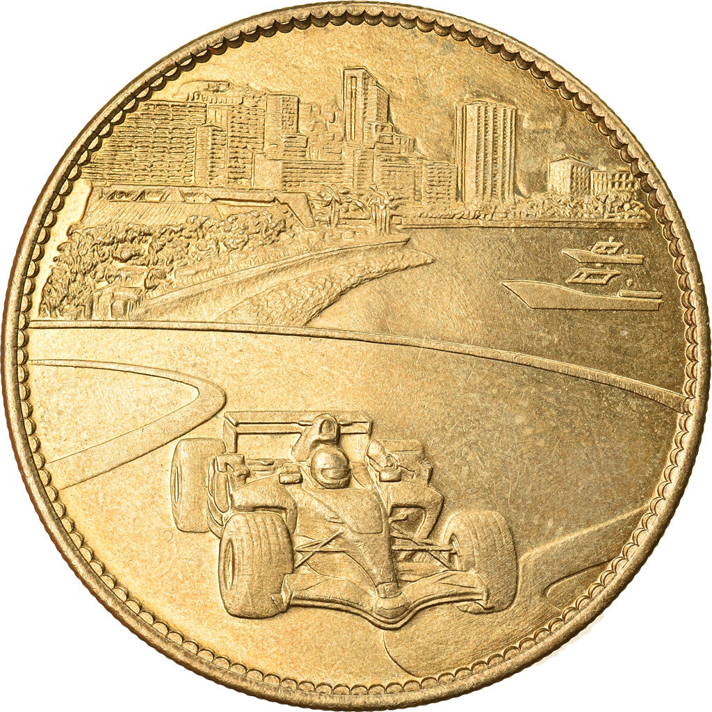 France, Token, Touristic token, 98/ Monaco - Le Rocher, Arts & Culture, 2007