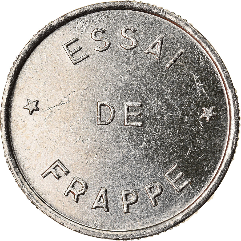 Münze, Frankreich, 10 Francs, 1986, 5 sets of grooves, VZ, Nickel
