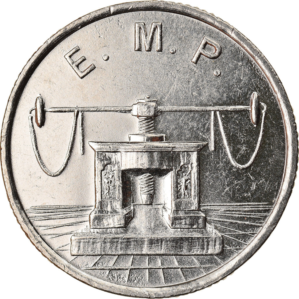 Münze, Frankreich, 10 Francs, 1986, 5 sets of grooves, VZ, Nickel