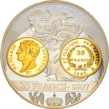 Frankrijk, Medaille, Napoleon I, Histoire de la monnaie Française, 20 Francs