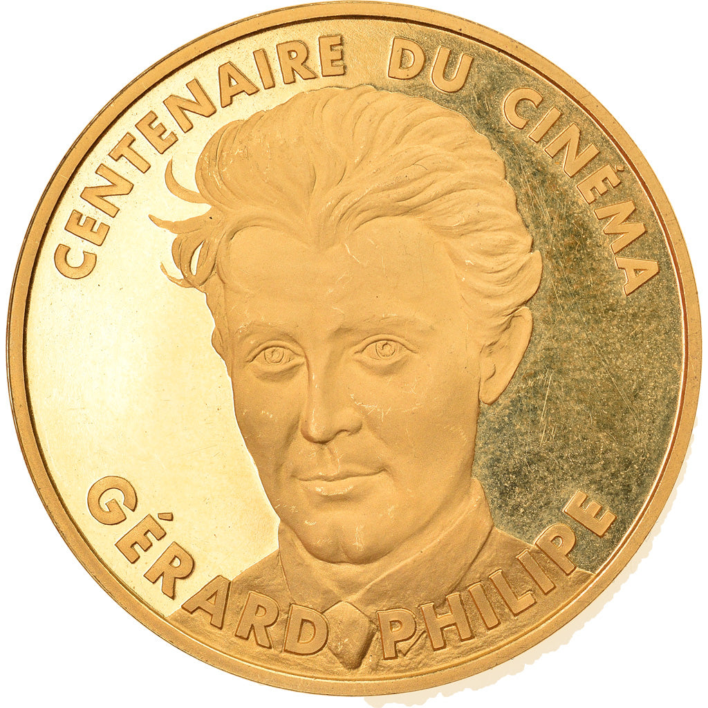 Monnaie, France, Gérard Philippe, 100 Francs, 1995, Paris, FDC, Or
