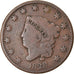 Coin, United States, Coronet Cent, Cent, 1828, U.S. Mint, Philadelphia