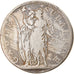 Moneda, Estados italianos, PIEDMONT REPUBLIC, 5 Francs, An 10, Turin, BC+