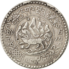 TIBET, 3 Srang, 1937, Tapchi, KM #26, EF(40-45), Silver, 11.86