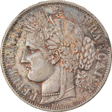 Coin, France, Cérès, 5 Francs, 1849, Paris, EF(40-45), Silver, KM:761.1