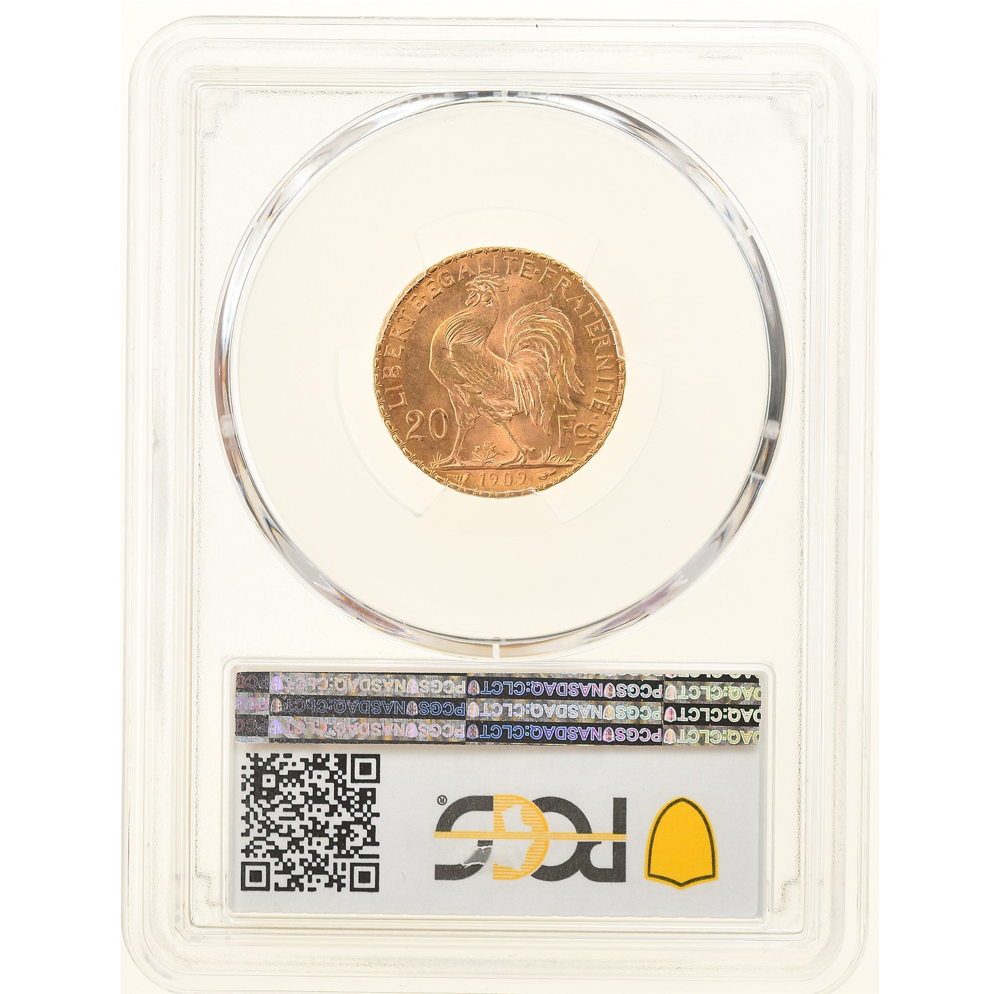Monnaie, France, Marianne, 20 Francs, 1909, Paris, PCGS, MS66+, FDC, Or