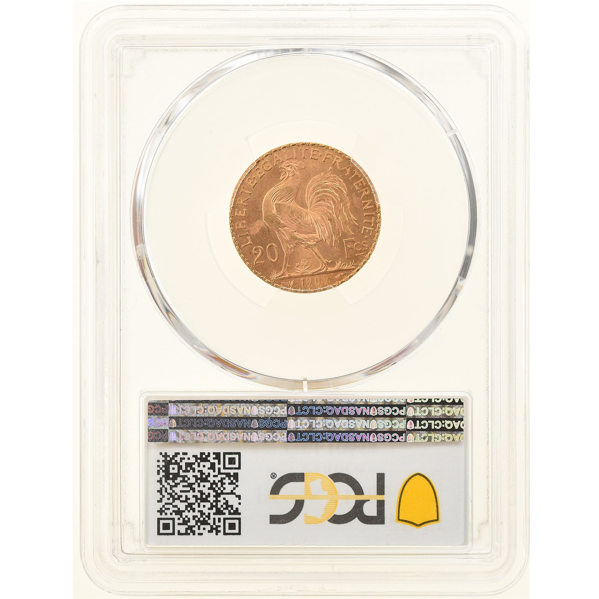 Monnaie, France, Marianne, 20 Francs, 1909, Paris, PCGS, MS66+, FDC, Or