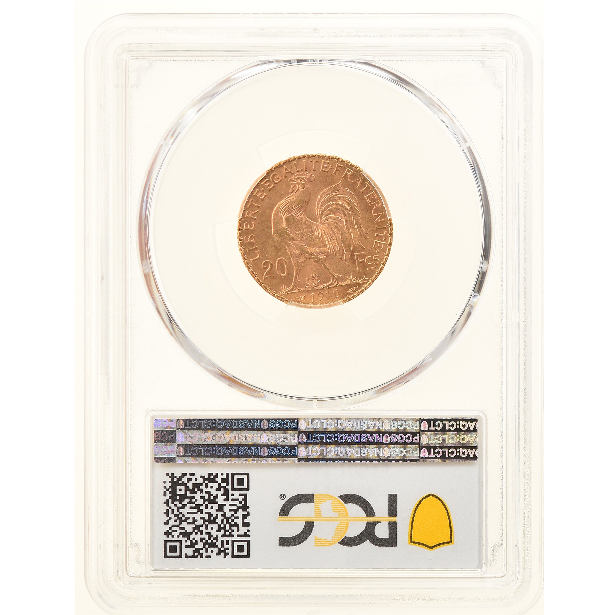 Monnaie, France, Marianne, 20 Francs, 1910, Paris, PCGS, MS65, FDC, Or