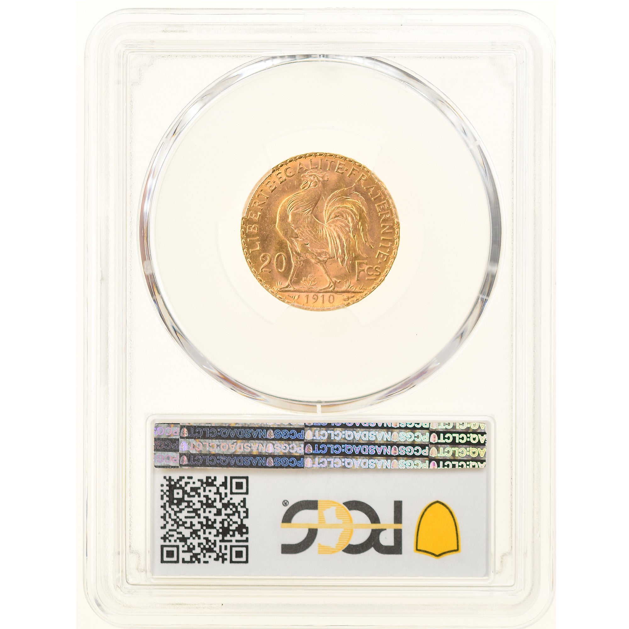Monnaie, France, Marianne, 20 Francs, 1910, Paris, PCGS, MS65, FDC, Or