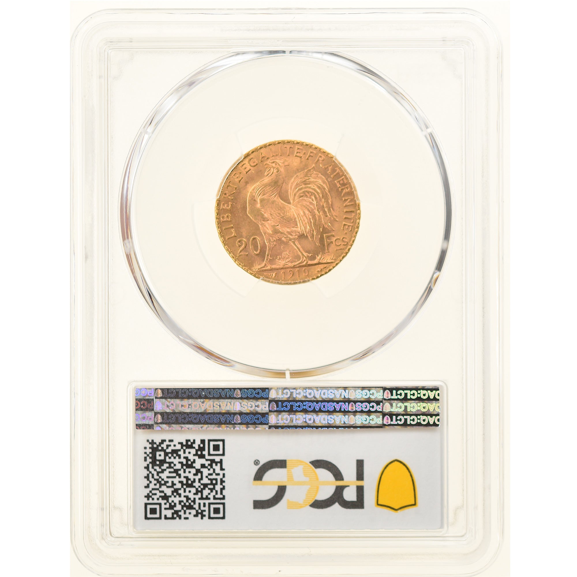 Monnaie, France, Marianne, 20 Francs, 1910, Paris, PCGS, MS65, FDC, Or