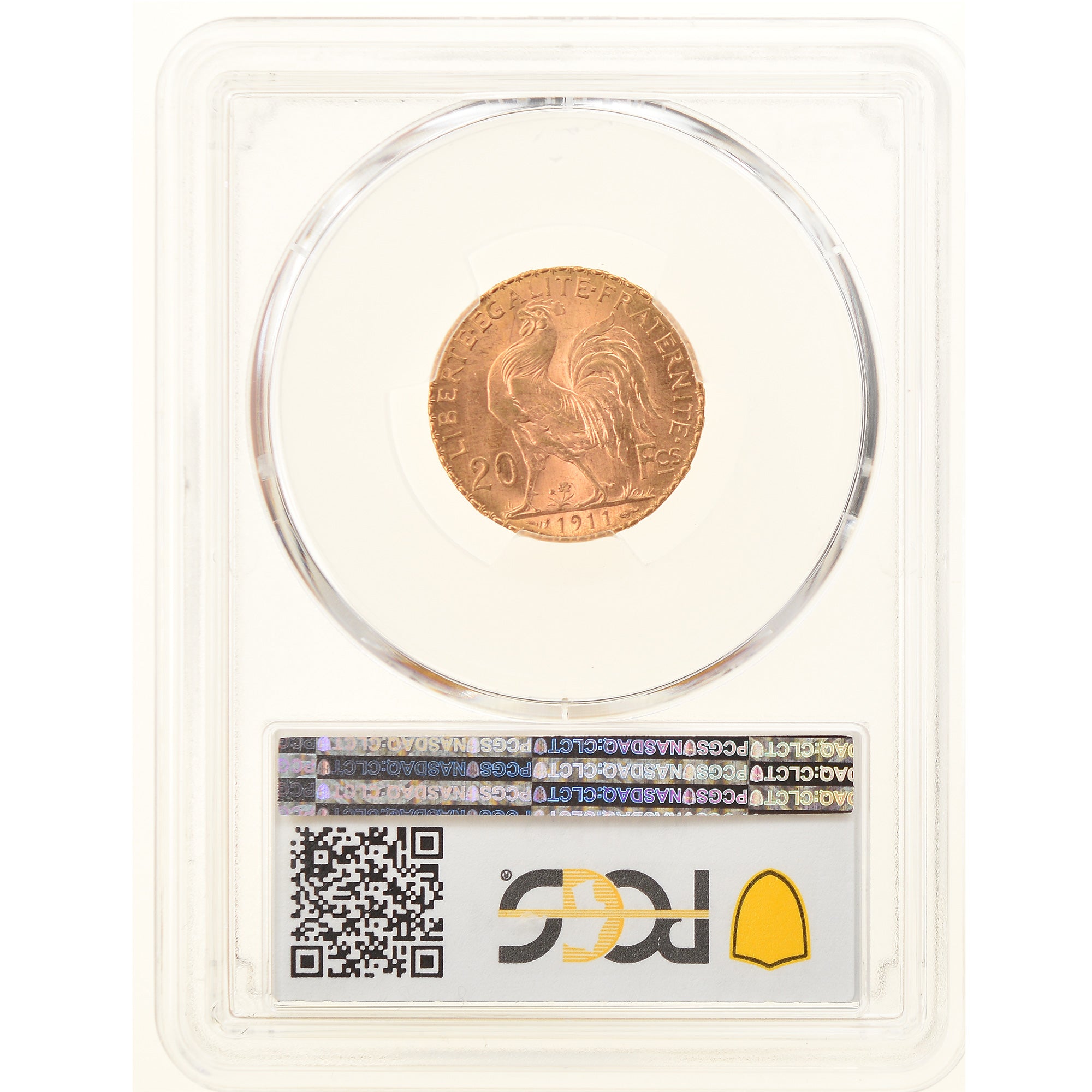 Coin, France, Marianne, 20 Francs, 1911, PCGS, MS66+, MS(65-70), Gold, KM:857