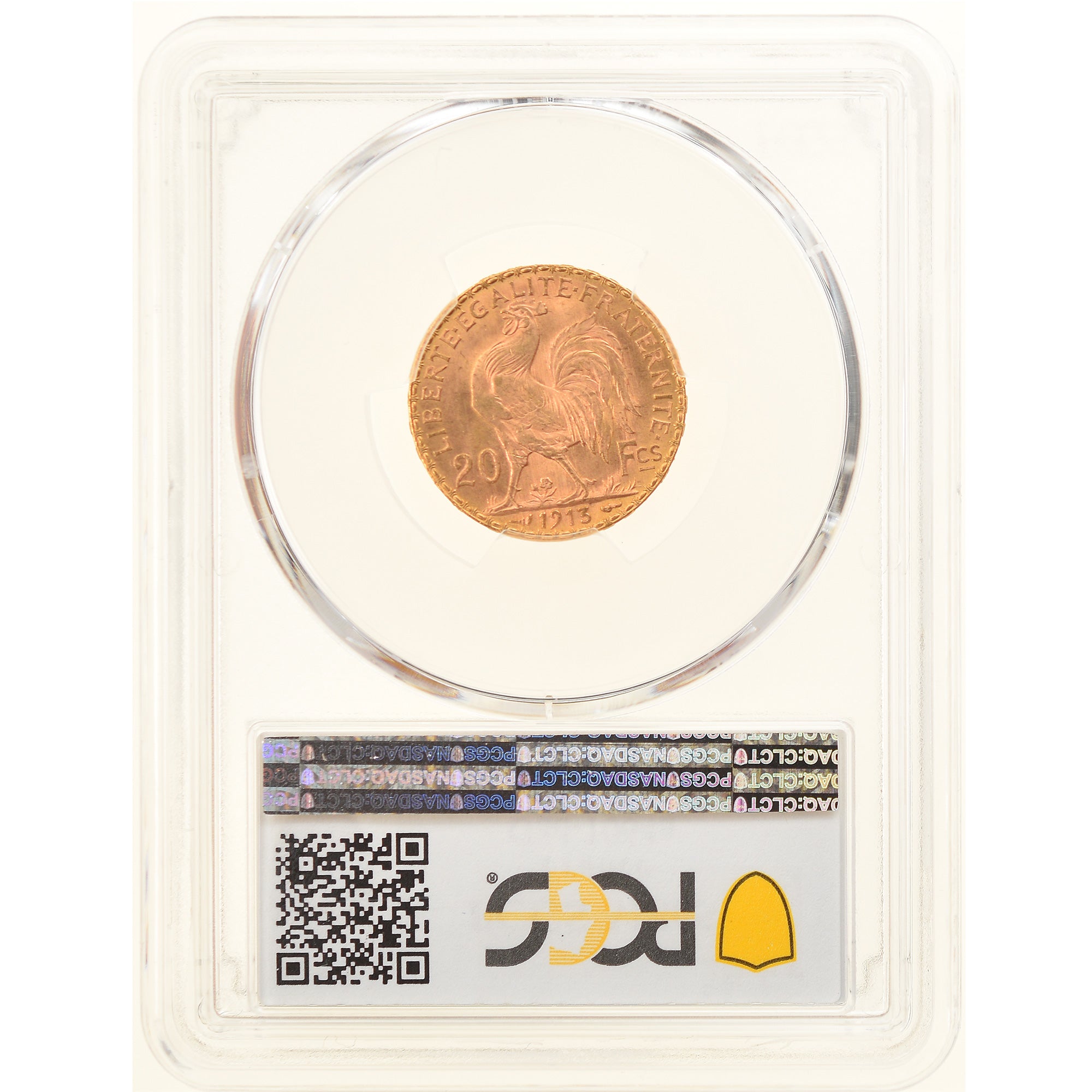 Monnaie, France, Marianne, 20 Francs, 1913, Paris, PCGS, MS65, FDC, Or