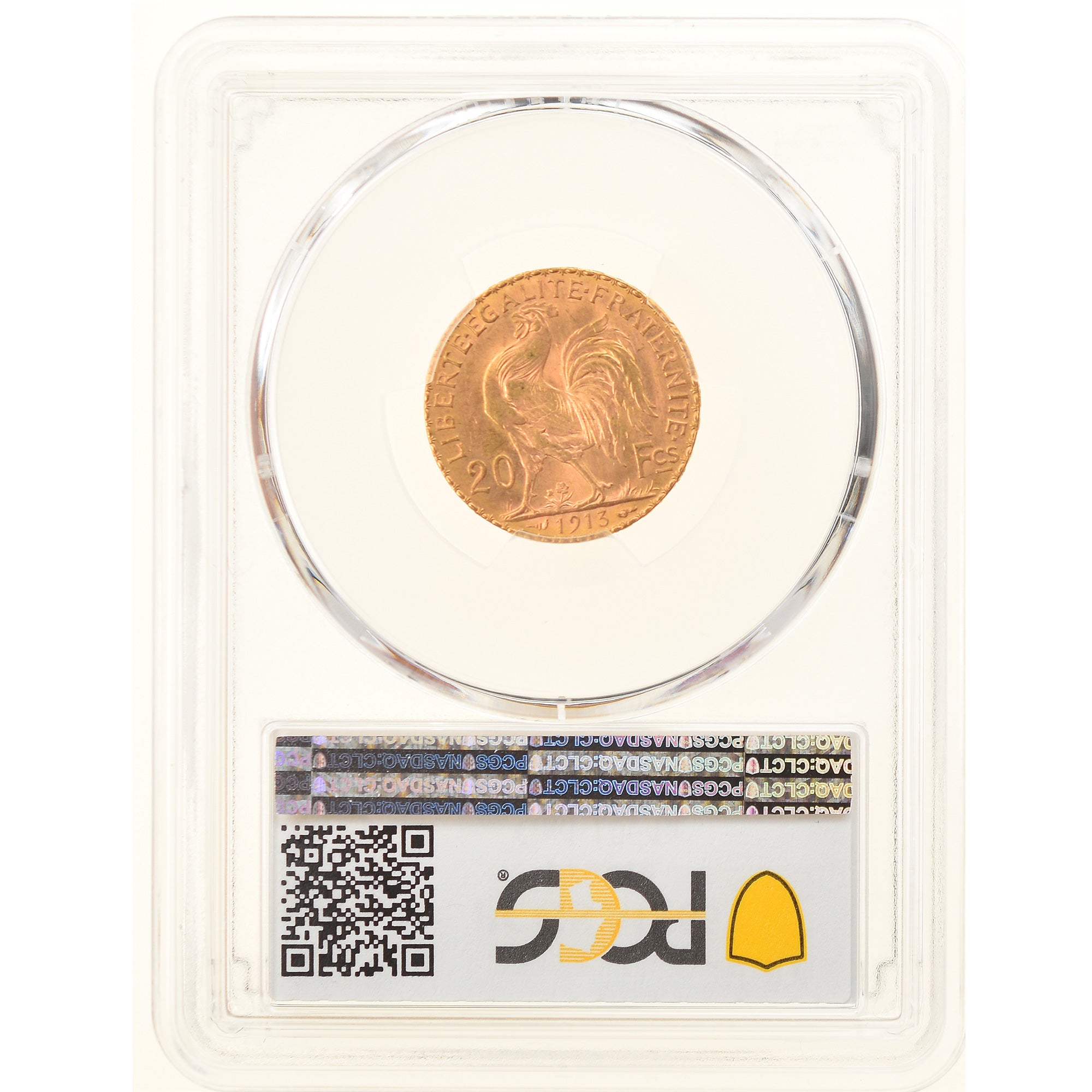 Coin, France, Marianne, 20 Francs, 1913, Paris, PCGS, MS66, MS(65-70), Gold