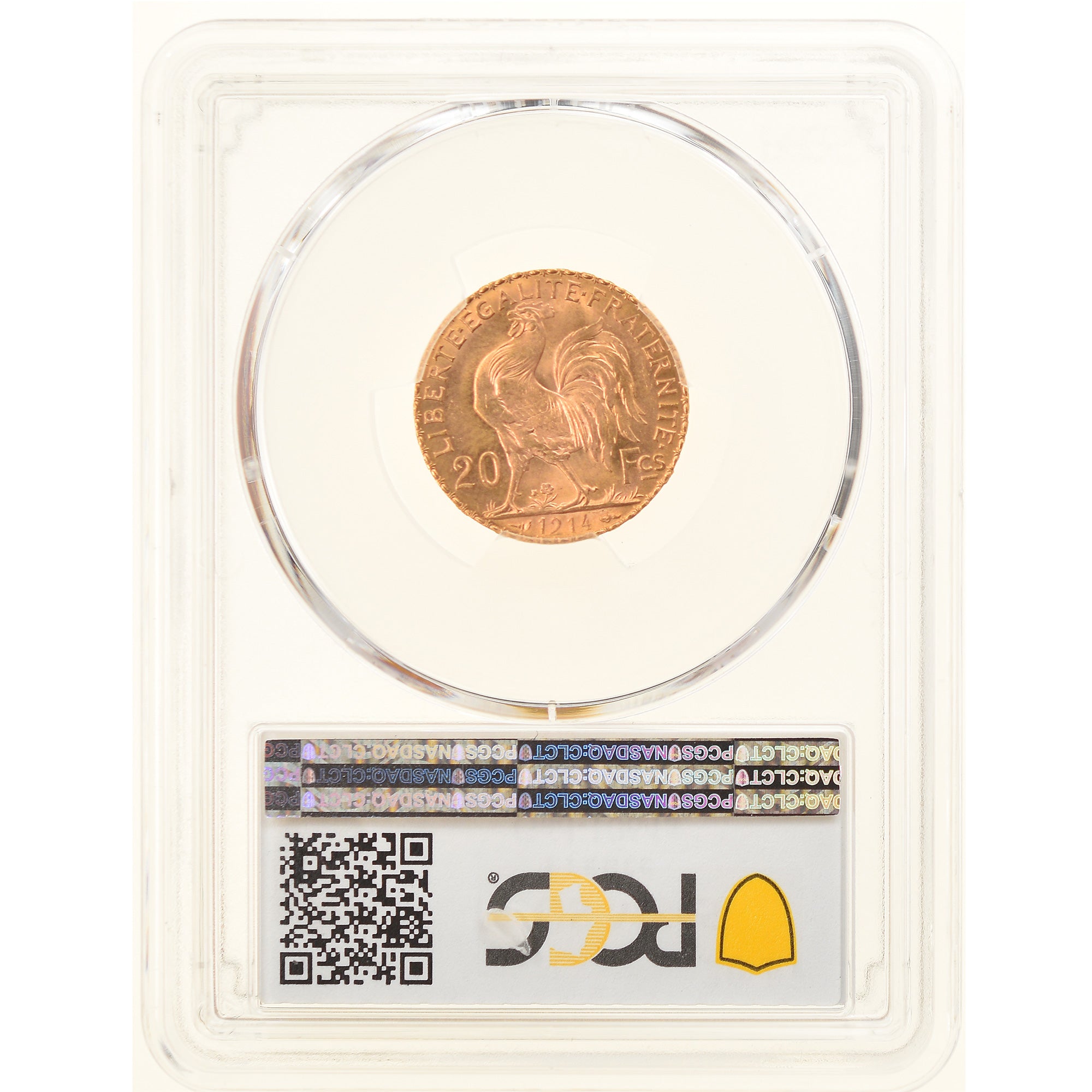 Coin, France, Marianne, 20 Francs, 1914, PCGS, MS65, MS(65-70), Gold, KM:857