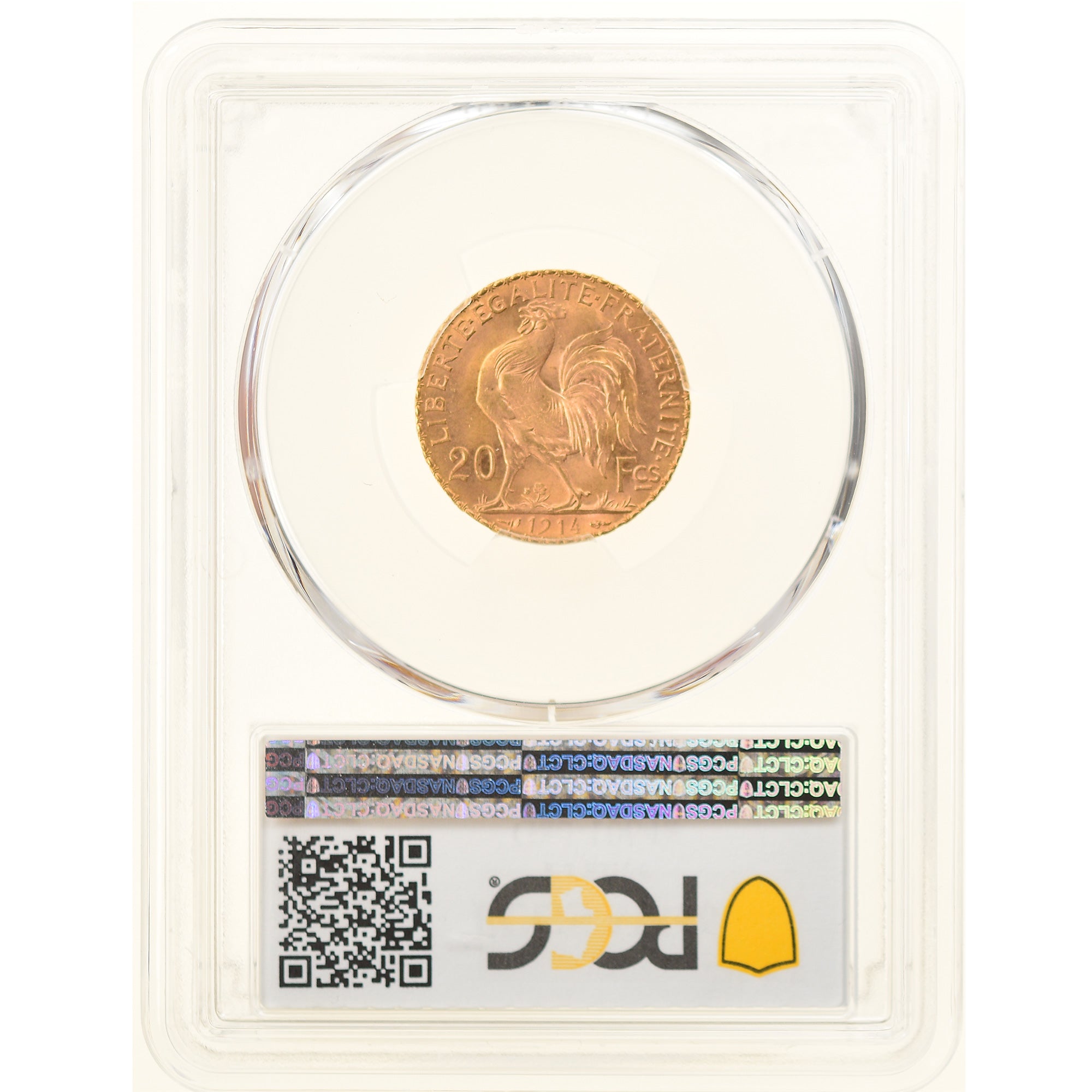 Coin, France, Marianne, 20 Francs, 1914, PCGS, MS66, MS(65-70), Gold, KM:857