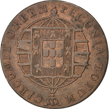 BRAZIL, 75 Reis, 1818, Minas Gerais, KM #320, AU(50-53), Copper, 13.96