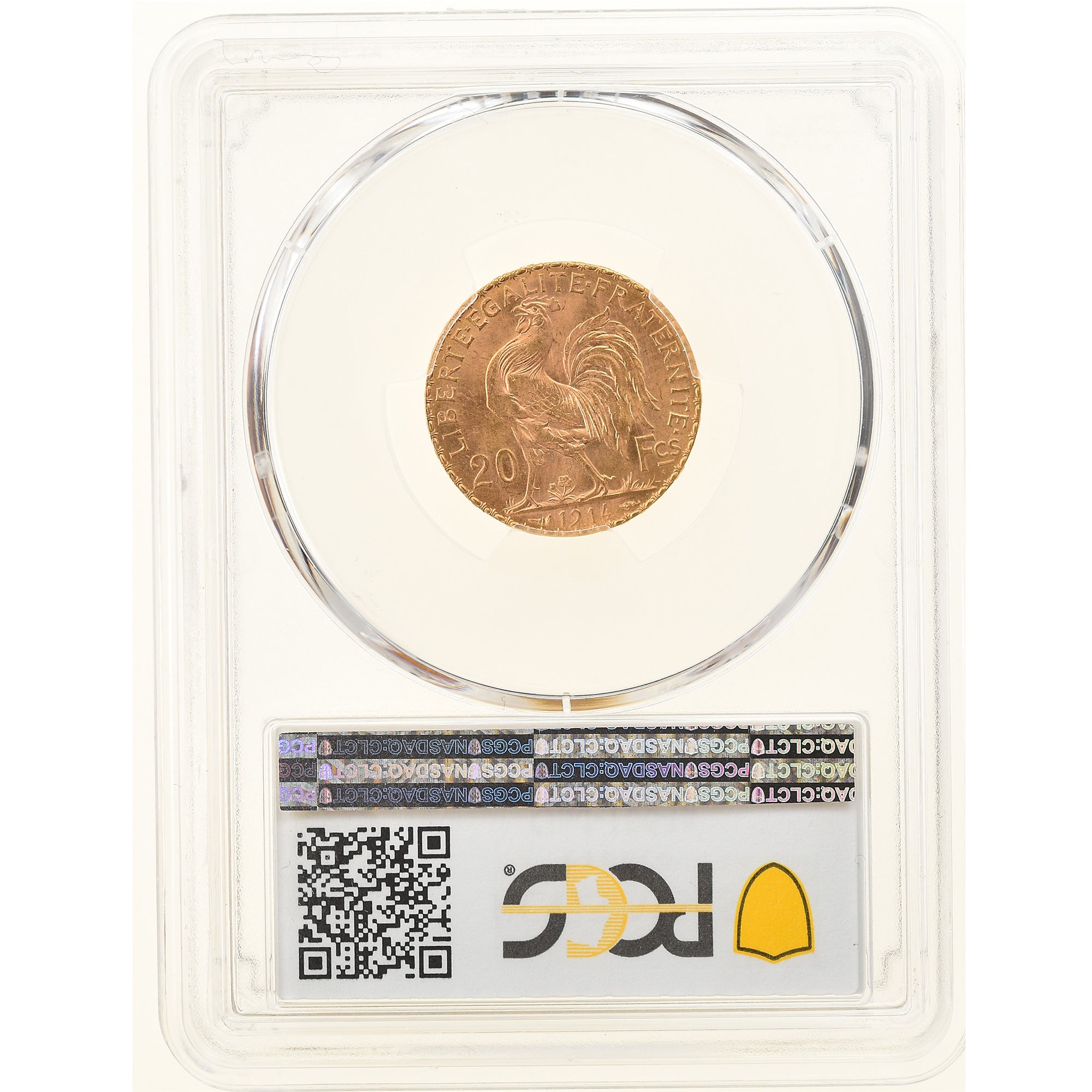 Monnaie, France, Marianne, 20 Francs, 1914, Paris, PCGS, MS65, FDC, Or