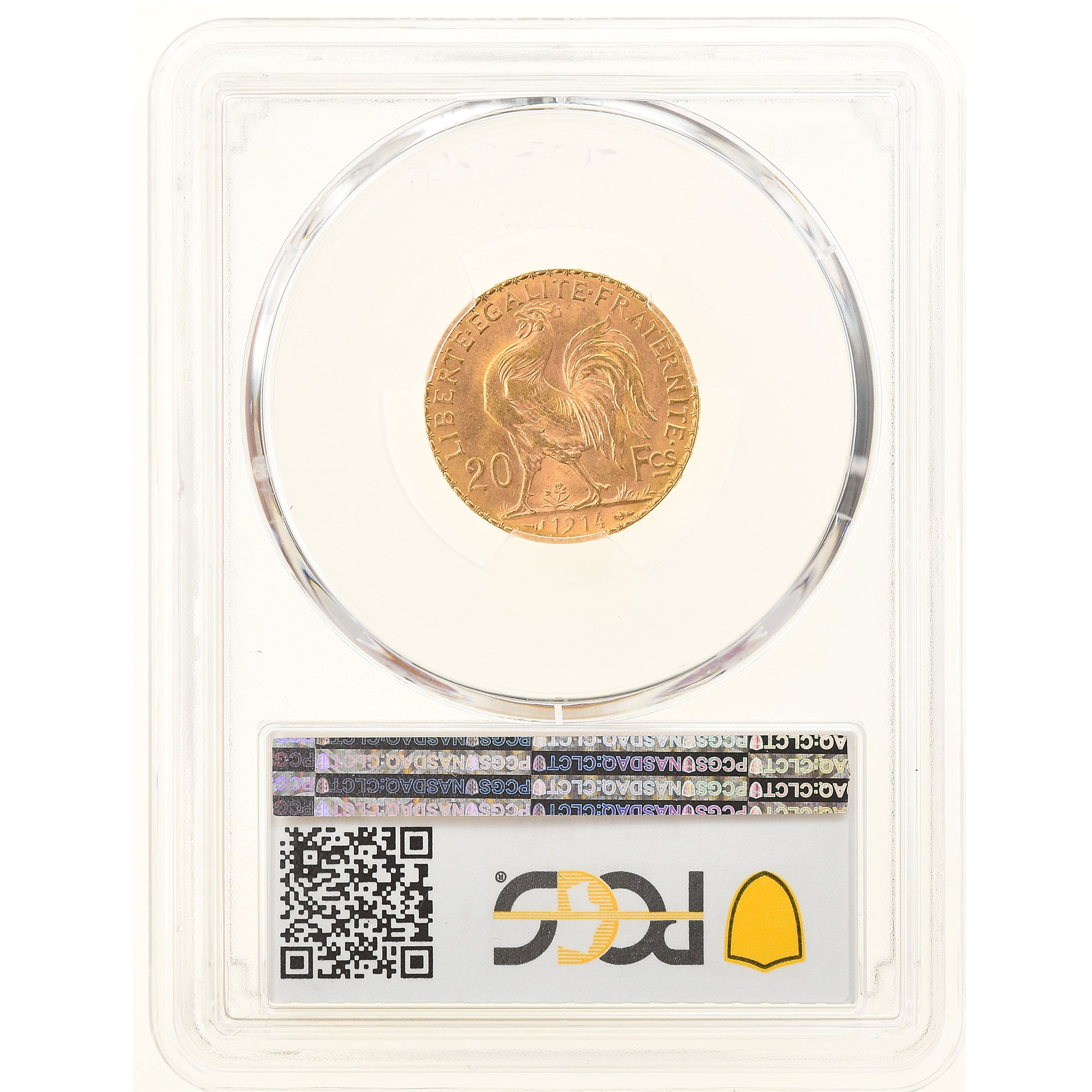 Monnaie, France, Marianne, 20 Francs, 1914, Paris, PCGS, MS65+, FDC, Or