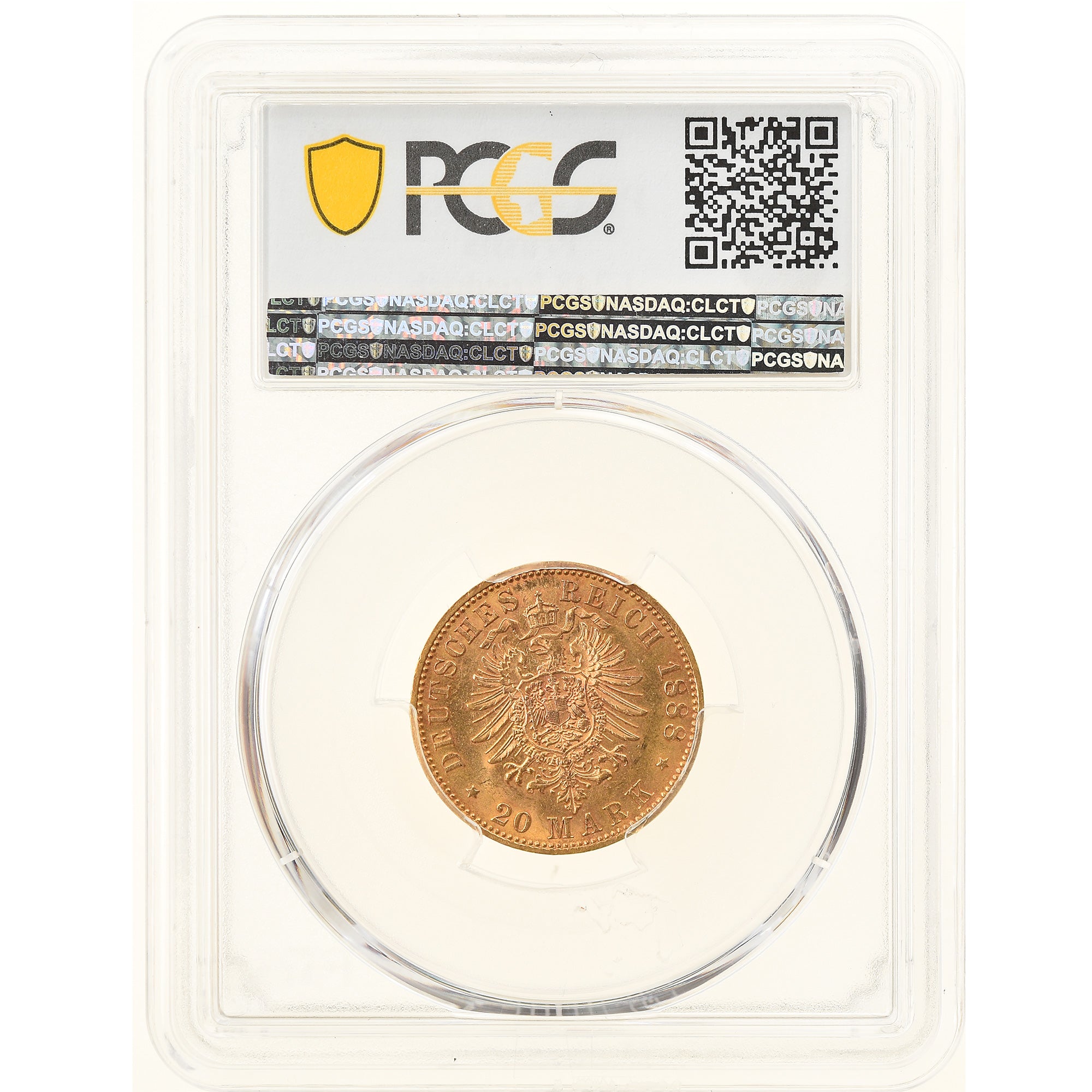 Moneda, Estados alemanes, PRUSSIA, Friedrich III, 20 Mark, 1888, Berlin, PCGS