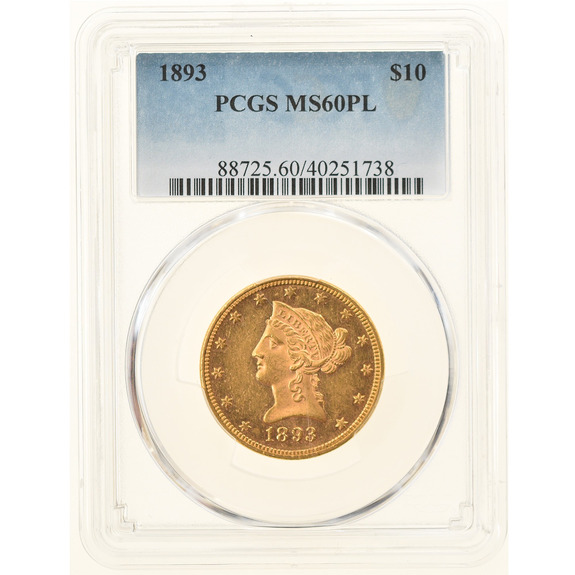 Moeda, Estados Unidos da América, Coronet Head, $10, Eagle, 1893, U.S. Mint