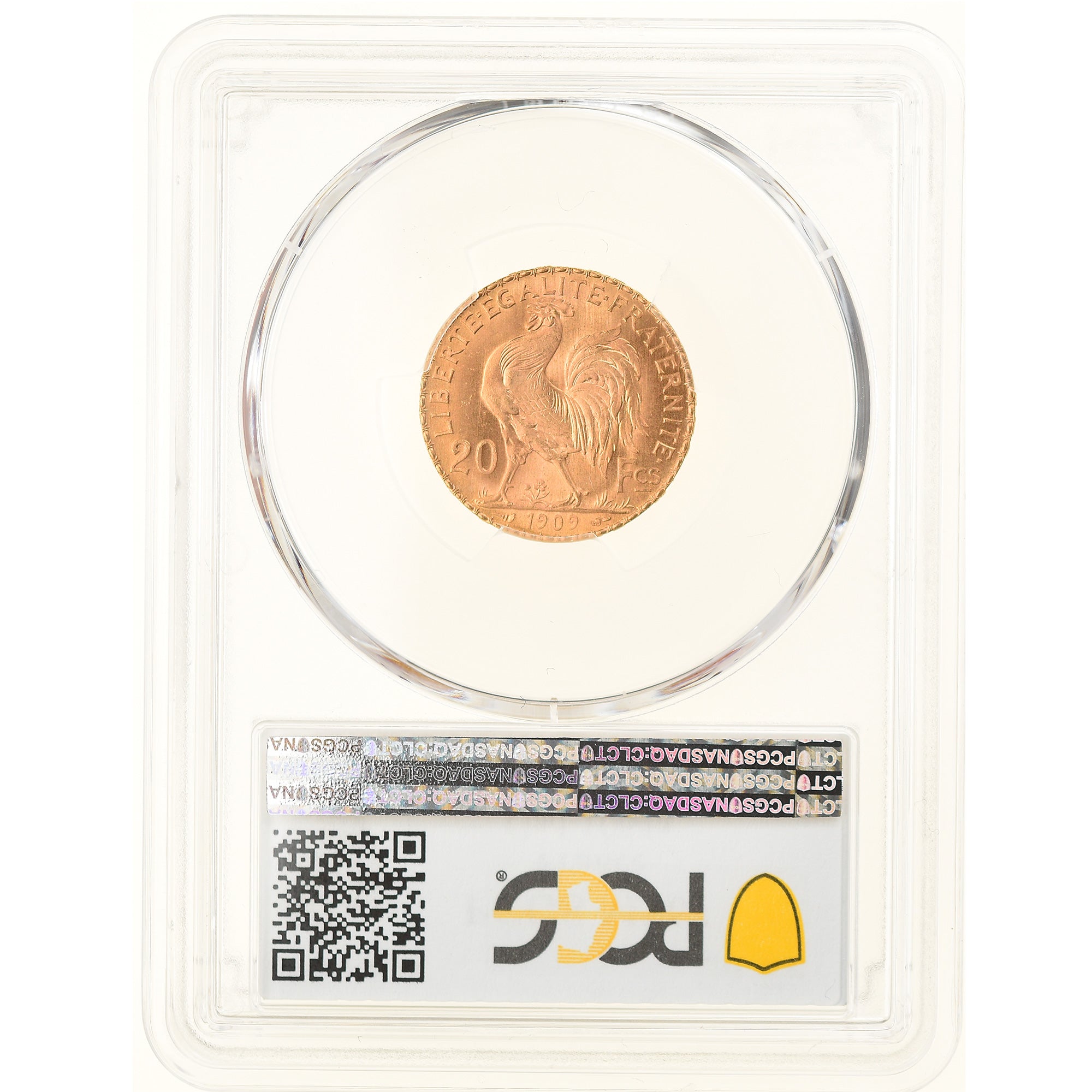 Monnaie, France, Marianne, 20 Francs, 1909, Paris, PCGS, MS67, FDC, Or