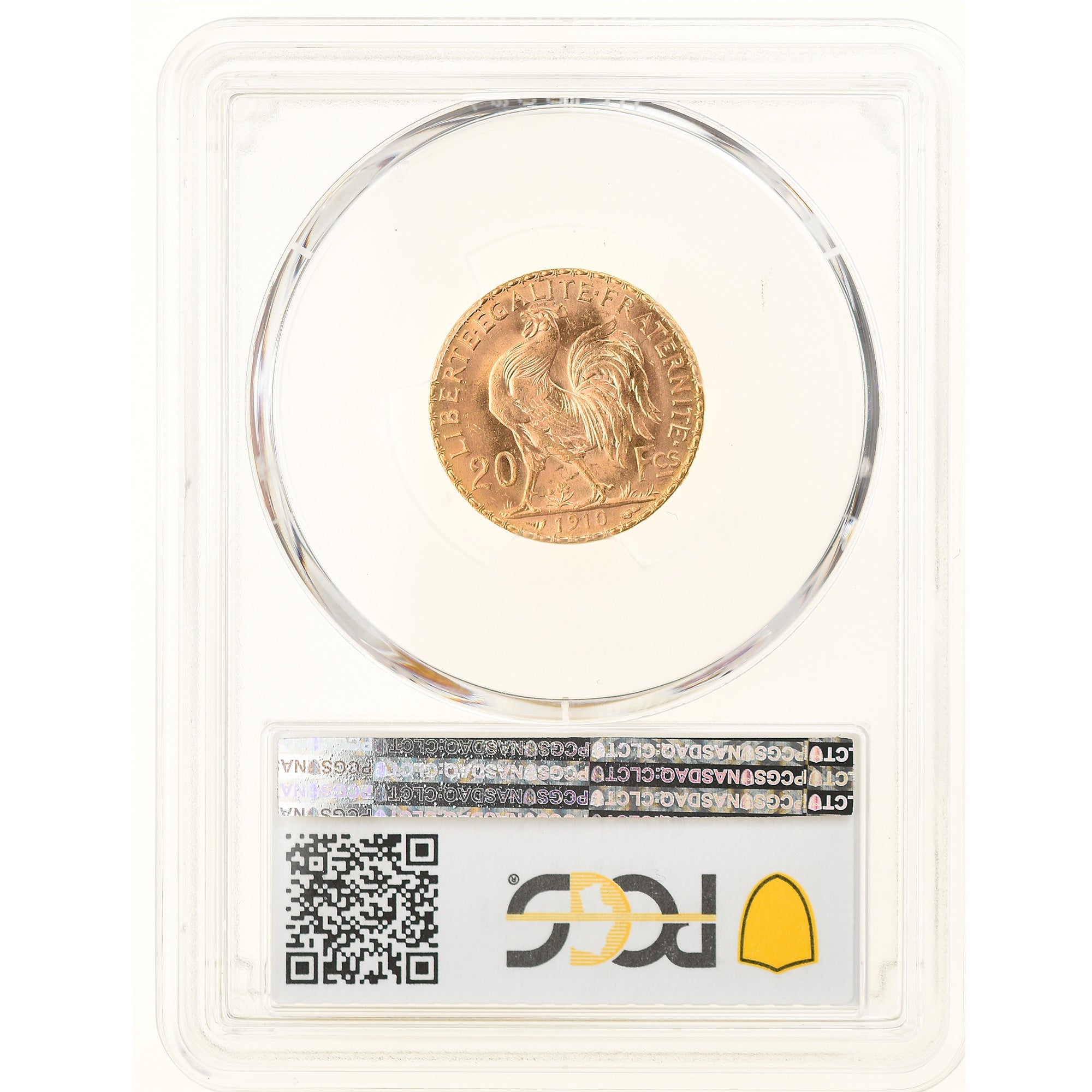 Monnaie, France, Marianne, 20 Francs, 1910, Paris, PCGS, MS66, FDC, Or