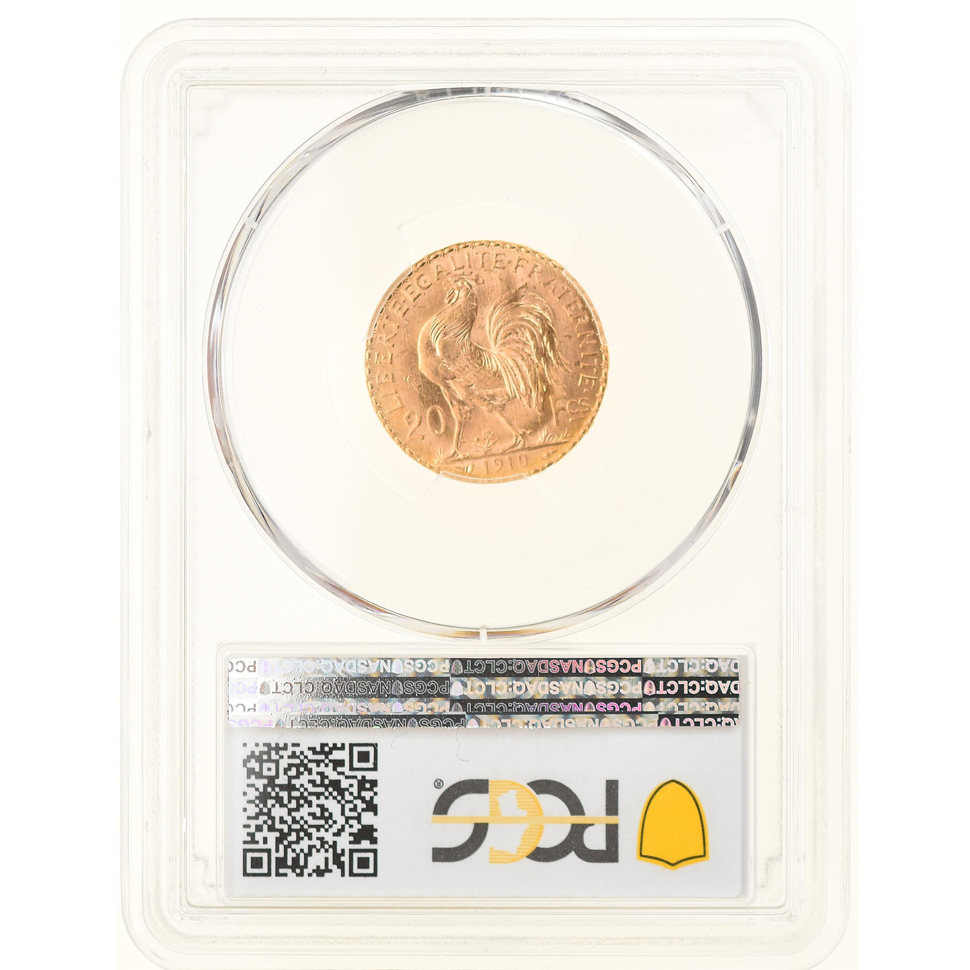 Monnaie, France, Marianne, 20 Francs, 1910, Paris, PCGS, MS66, FDC, Or