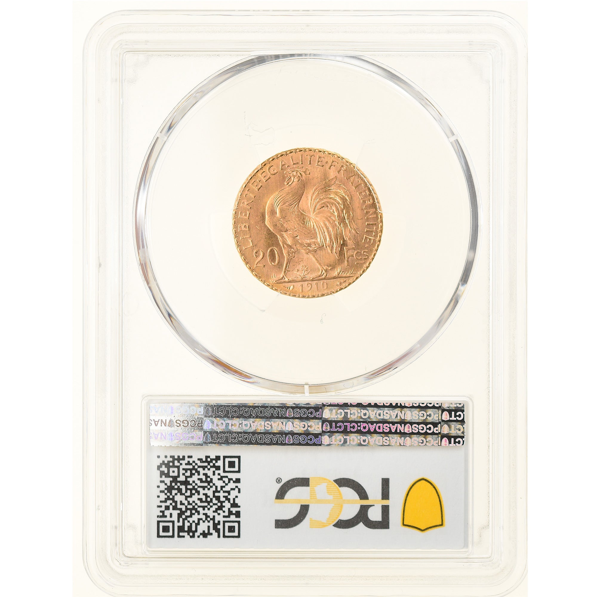 Coin, France, Marianne, 20 Francs, 1910, Paris, PCGS, MS67, MS(65-70), Gold