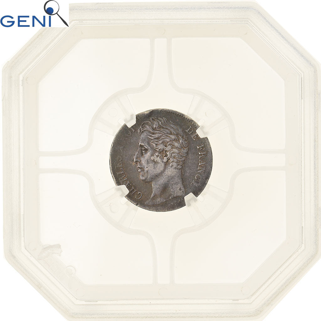 Munten, Frankrijk, Charles X, 1/2 Franc, 1829, Lyon, Rare, GENI, VF30, FR+