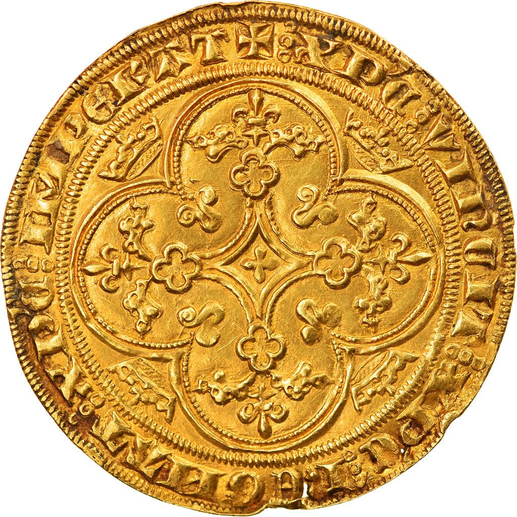 Coin, France, Philippe VI, Chaise d'or, EF(40-45), Gold, Duplessy:249