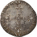 Moneta, Francja, Henri III, 1/4 d'écu à la croix de face, 1579, La Rochelle