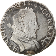 Coin, France, François II, Henri II, Teston, 1560, Bayonne, VF(20-25), Silver