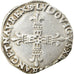 Monnaie, France, Louis XIII, 1/4 Écu de Béarn, 1/4 Ecu, 1612, Morlaas, TTB