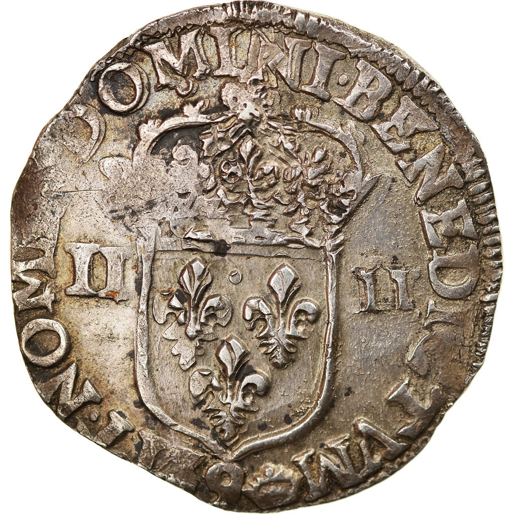 Moneta, Francja, Louis XIII, 1/4 Écu à la croix, 1/4 Ecu, 1613, Rennes