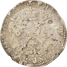 Moneda, Países Bajos españoles, TOURNAI, Philip IV, Patagon, 48 Sols, 1651