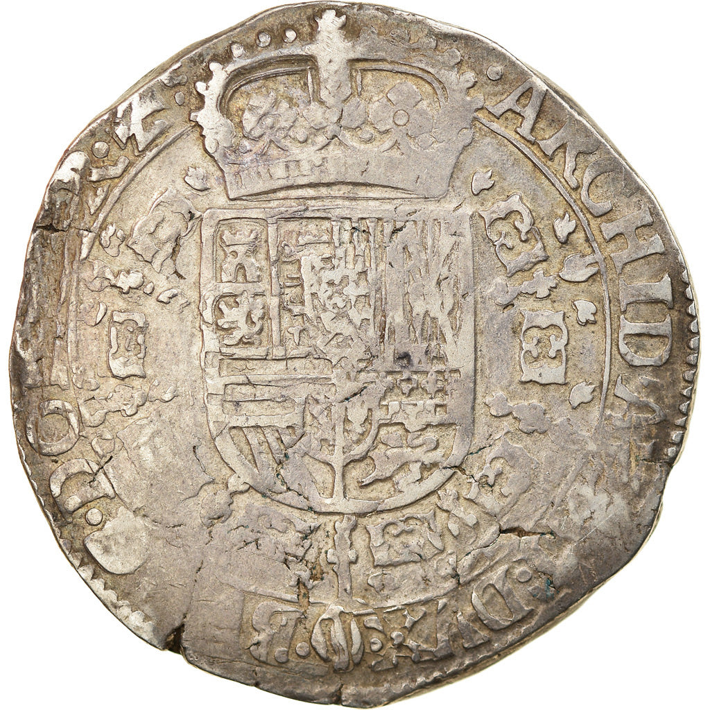 Moneda, Países Bajos españoles, TOURNAI, Philip IV, Patagon, 48 Sols, 1651