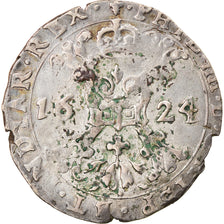 Munten, Lage Spaanse landen, Vlaanderen, Filip IV, 1/4 Patagon, 1624, Bruges