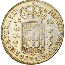 Coin, Brazil, Joao, 960 Reis, 1812, Bahia, AU(50-53), Silver, KM:307.1