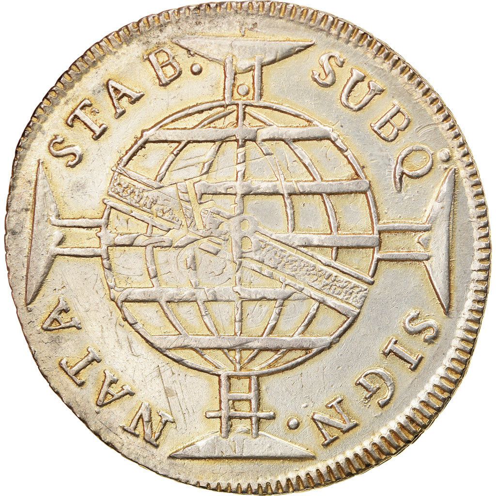 Coin, Brazil, Joao, 960 Reis, 1812, Bahia, AU(50-53), Silver, KM:307.1