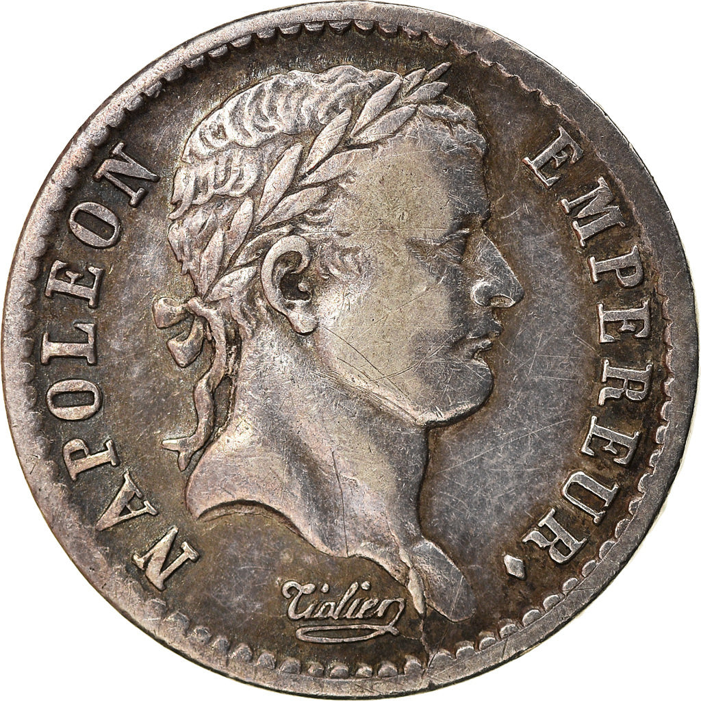 Coin, France, Napoléon I, 1/2 Franc, 1808, Paris, EF(40-45), Silver, KM:680.1