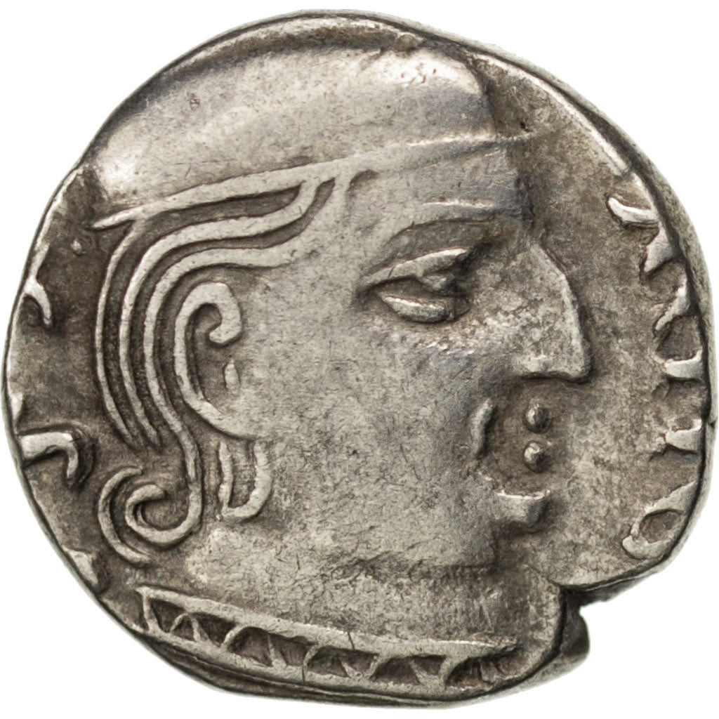 Moneda, India, Drachm, MBC+, Plata