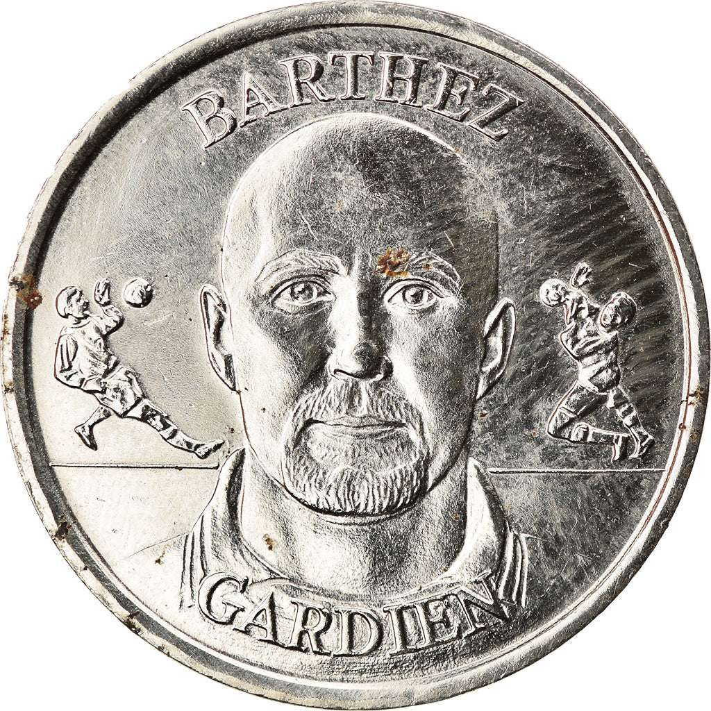 France, Jeton, Equipe de France de Football, Barthez, Gardien de but, 1999, TTB