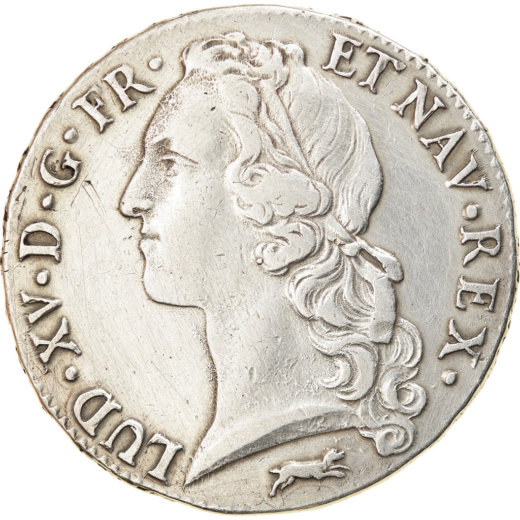Coin, France, Écu au bandeau, 1767, Orléans, Rare, AU(50-53), Silver