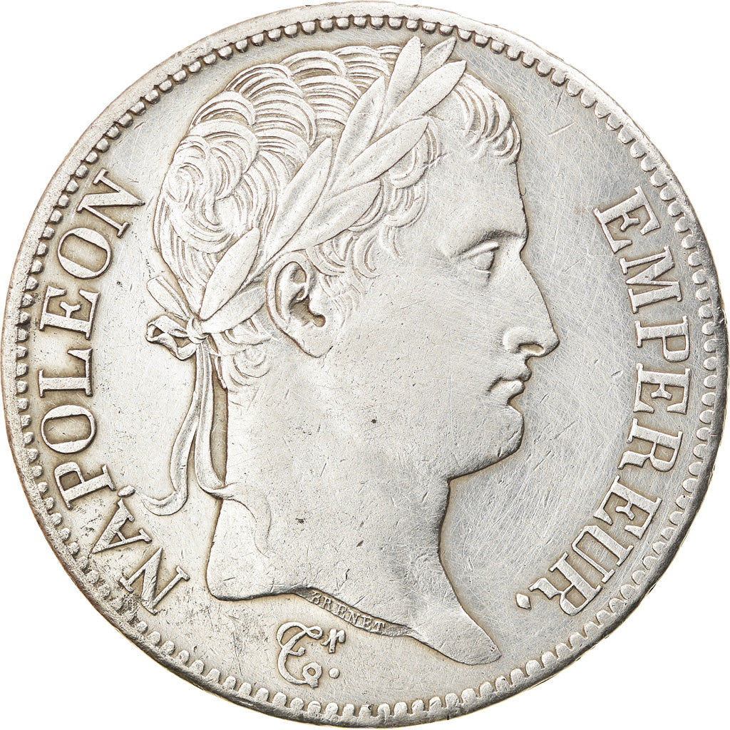 Coin, France, Napoléon I, 5 Francs, 1810, Paris, AU(50-53), Silver, KM:694.1