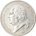 Monnaie, France, Louis XVIII, 5 Francs, 1823, Bayonne, TTB+, Argent
